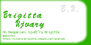brigitta ujvary business card